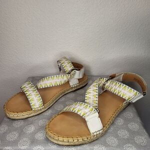 Frye & Co Kole Asymetrycal Strap Sandals size  10
